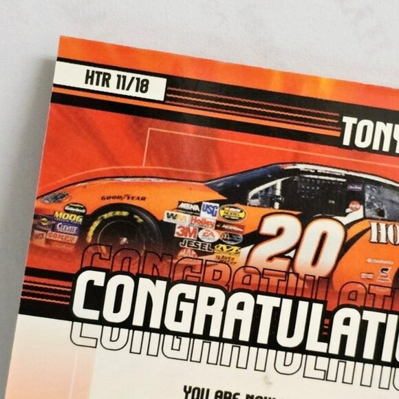 Nascar Tony Stewart Insert Trading Card Press Pass Hot Treads 2005 Race Tire - Picture 9 of 13
